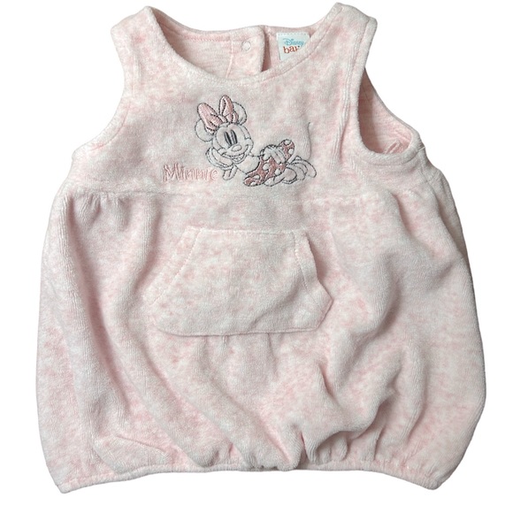 EUC. Disney Baby - Infant girl outfit with top and front jumper - 1-3 months - Picture 6 of 12